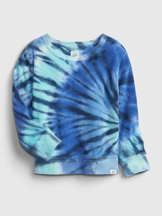 View large product image 1 of 3. Toddler Tie-Dye Crewneck Sweatshirt