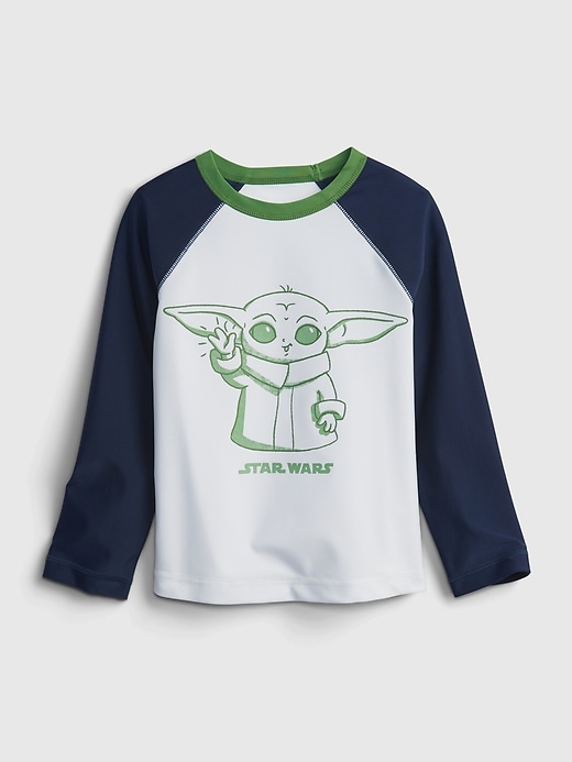 Image number 1 showing, babyGap &#124 Star Wars&#153 Graphic Recycled Swim Rash Guard Top