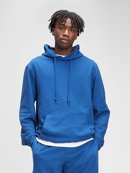1 of 8 showing, with the color atlas blue of product French Terry Hoodie