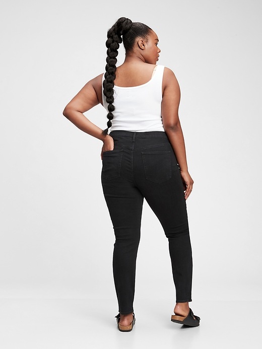 High Rise True Skinny Jeans with 