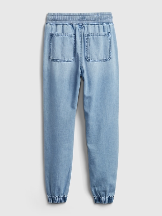 Image number 3 showing, Kids Denim Pull-On Joggers with Washwell&#153