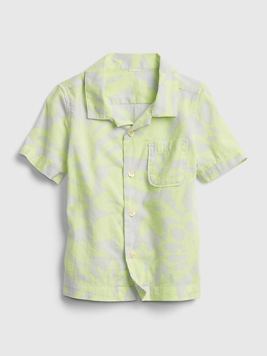 View large product image 1 of 1. Toddler Print Woven Shirt