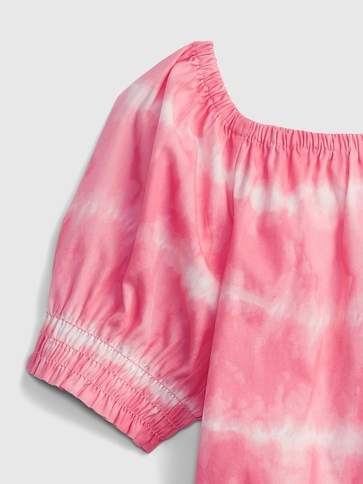 Image number 4 showing, Kids Tie-Dye Puff Sleeve Top