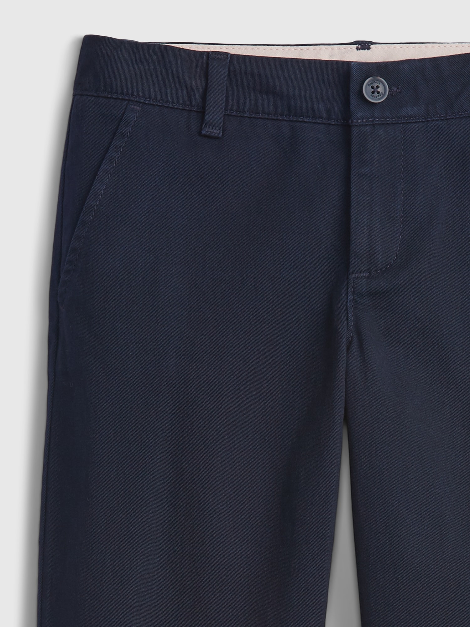 Kids Uniform Skinny Khakis with Gap Shield Gap