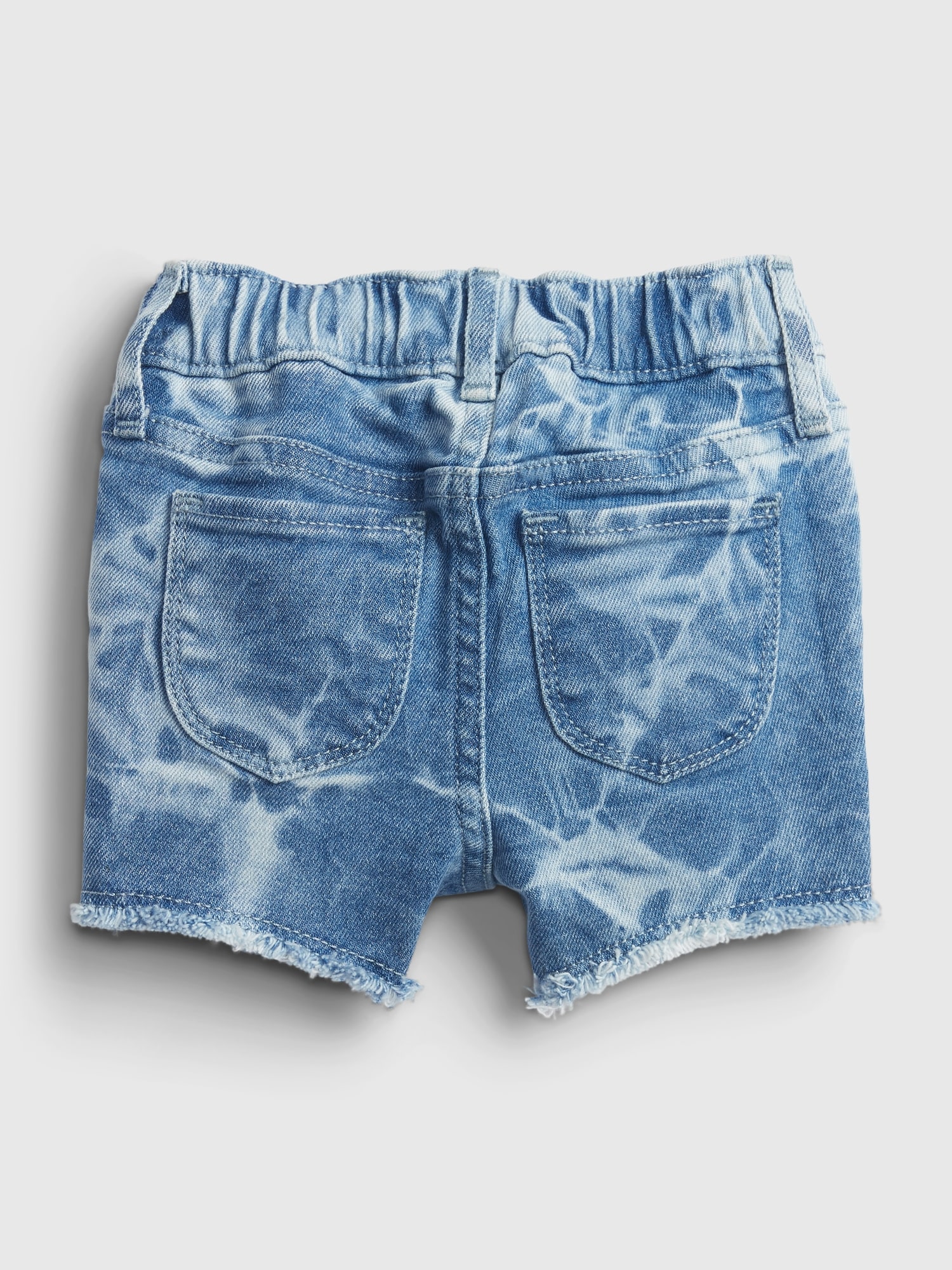 pull on stretch jean shorts