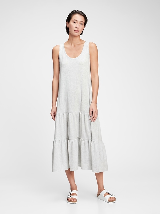 Image number 10 showing, Sleeveless Tiered Maxi Dress