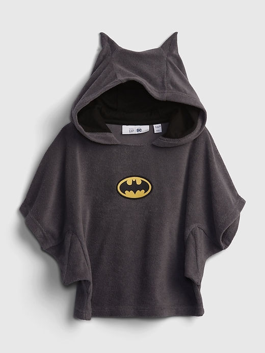 1 of 8 showing, with the color silver bells gray of product babyGap &#124 DC™ Batman Swim Cover-Up