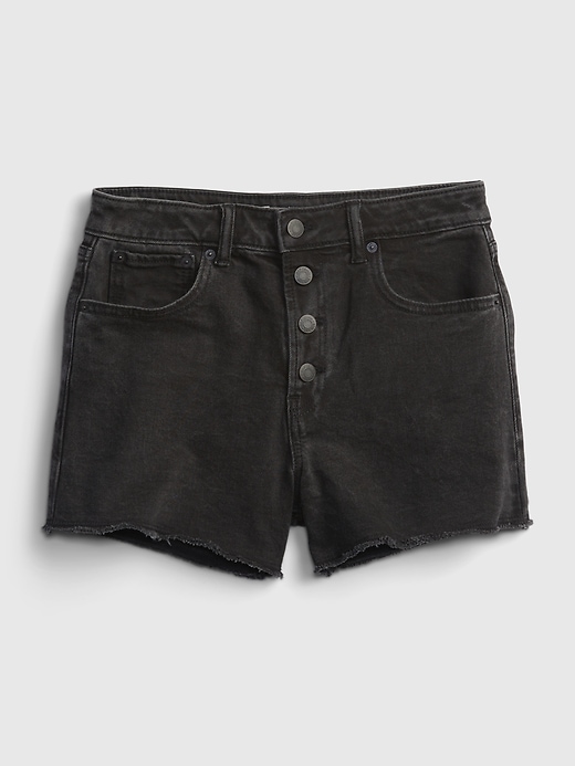 Teen Sky High-Rise Denim Shorts with Stretch 