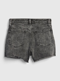 Teen Sky High-Rise Denim Shorts with Stretch
