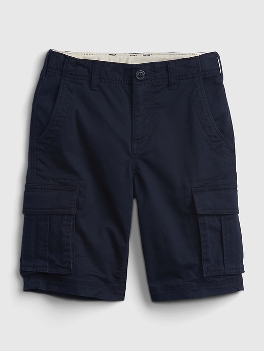 1 of 8 showing, with the color dark night of product Kids Cargo Shorts with Washwell™