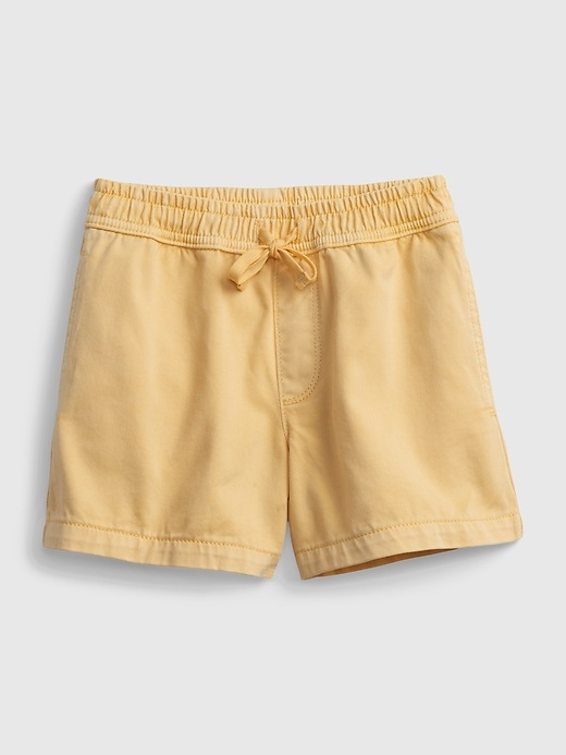 2 of 8 showing, with the color yellow denim of product Kids Gen Good Pull-On Shorts with Washwell™