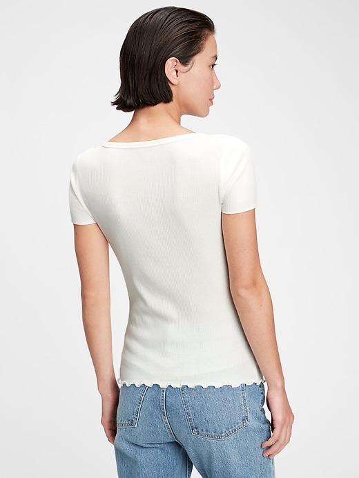 Image number 2 showing, Ribbed T-Shirt