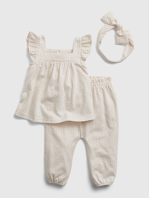 Image number 1 showing, Baby 100% Organic Cotton Outfit Set