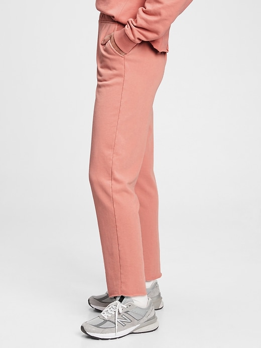 1 of 8 showing, with the color pink coral of product Vintage Soft Barrel Joggers