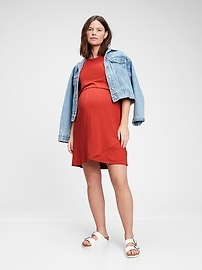 Maternity Overlay Nursing Dress