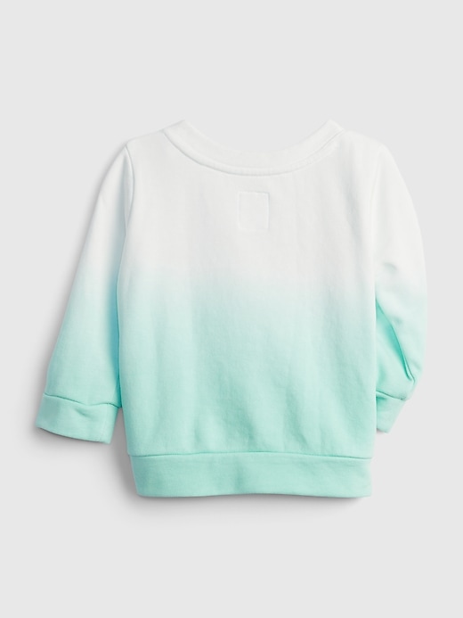 Image number 2 showing, Baby Ombre Gap Logo Crewneck Sweatshirt