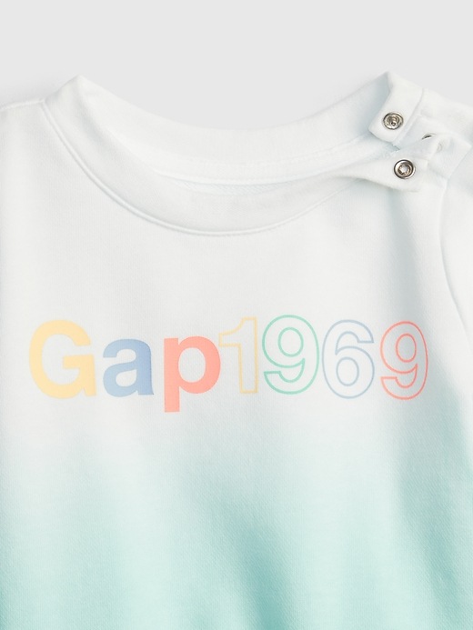 Image number 3 showing, Baby Ombre Gap Logo Crewneck Sweatshirt