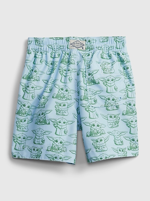 Image number 2 showing, babyGap &#124 Star Wars&#153 100% Recycled Polyester Swim Trunks