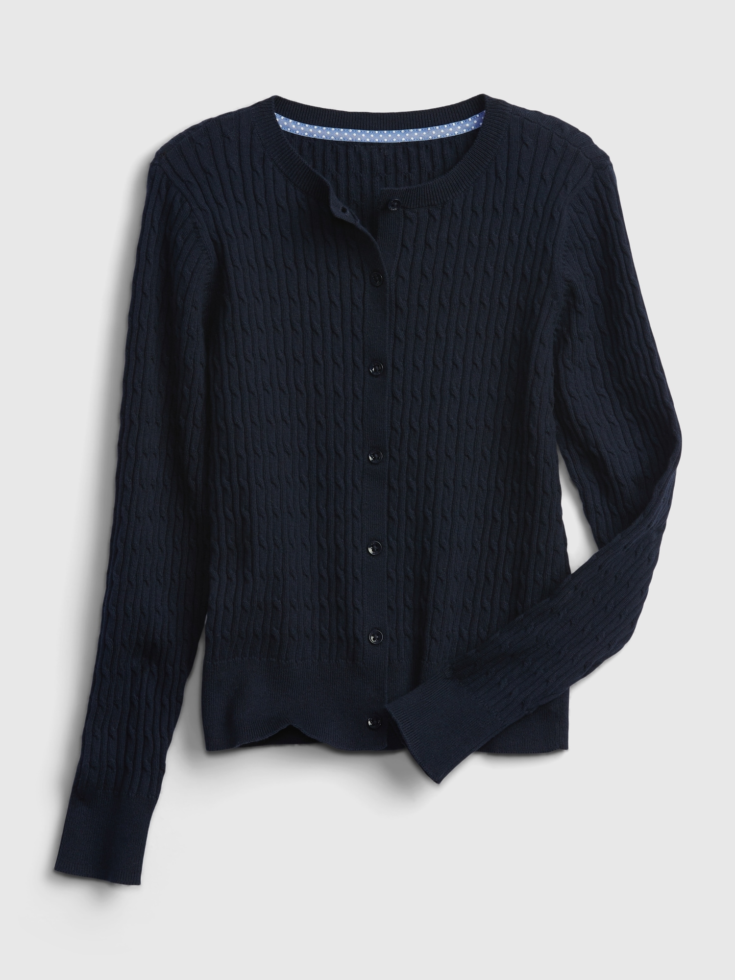 Kids Organic Cotton Uniform Cardigan | Gap