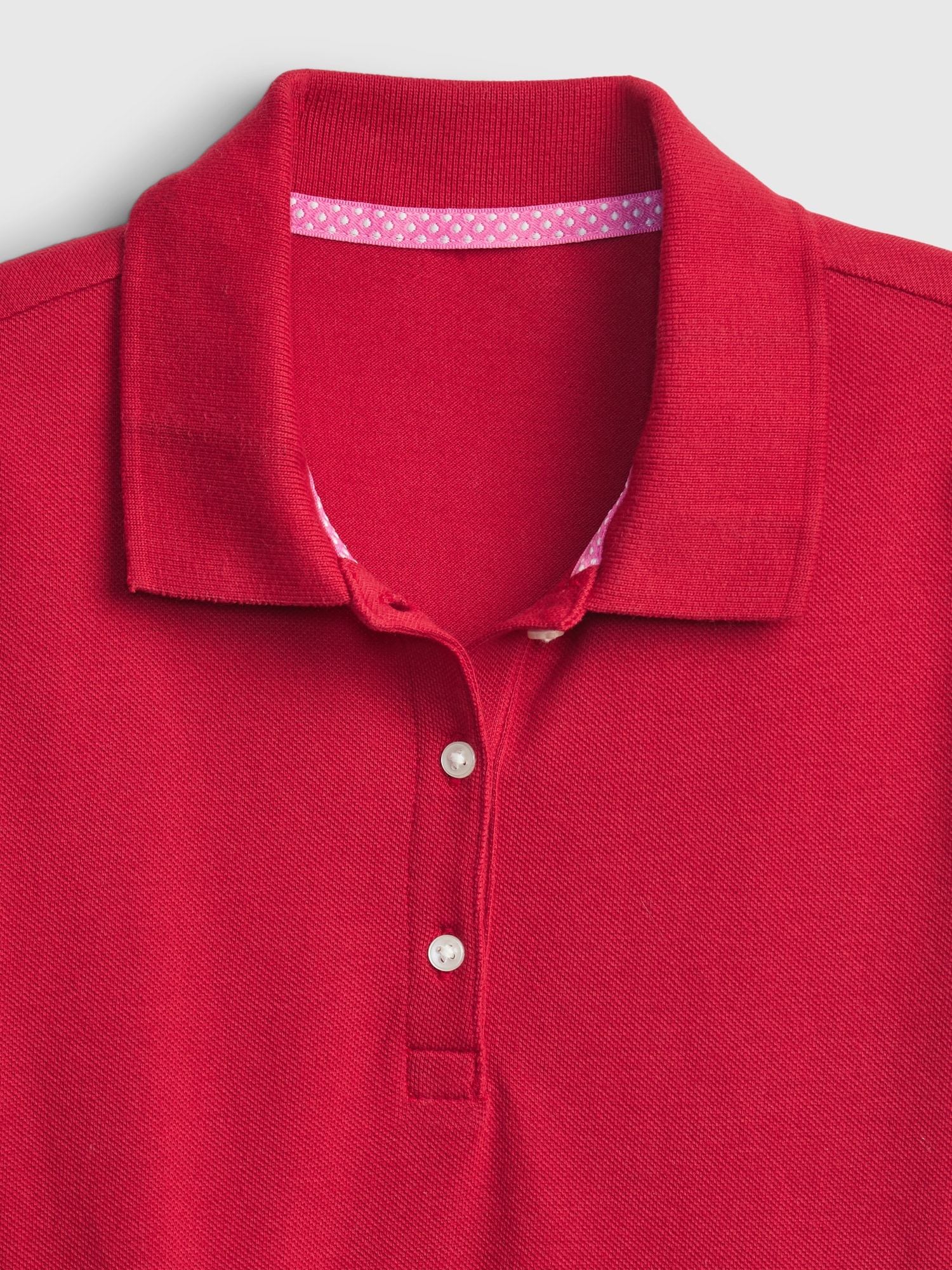 Kids Organic Cotton Uniform Polo Dress Gap