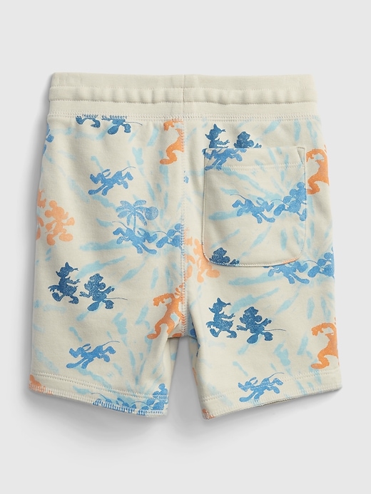 2 of 8 showing, with the color multi of product babyGap &#124 Disney Mickey Mouse Pull-On Shorts