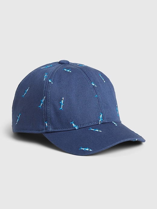 View large product image 1 of 1. Toddler Shark Graphic Baseball Hat
