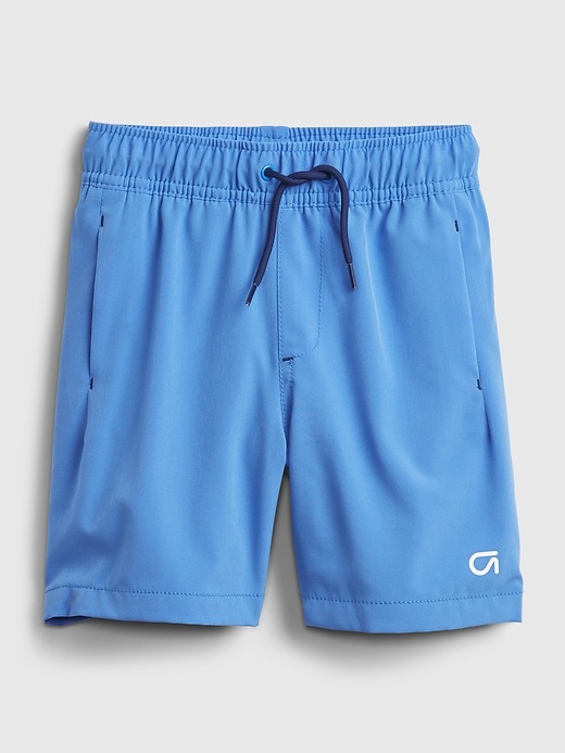 Image number 1 showing, GapFit Toddler Quick Dry Pull-On Shorts