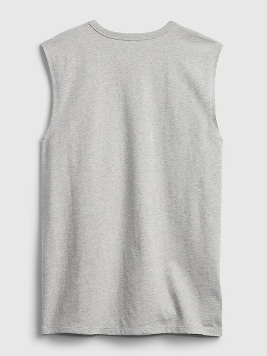 Image number 3 showing, Teen Organic Cotton Muscle Tank Top
