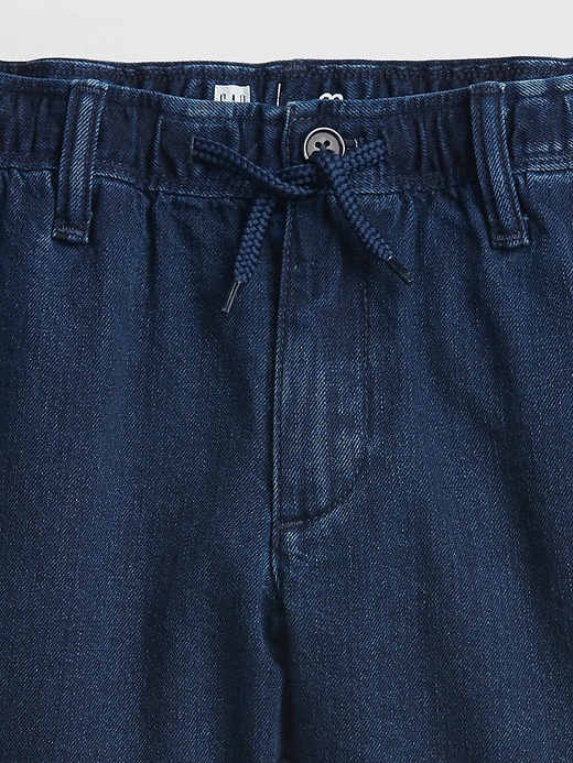 Image number 4 showing, Kids Pull-On Denim Shorts with Washwell&#153