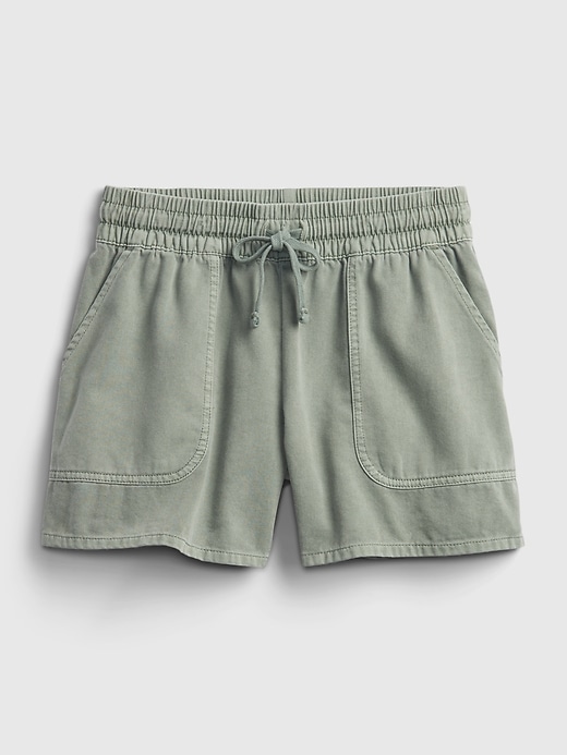 2 of 8 showing, with the color sage of product Kids Pull-On Shorts
