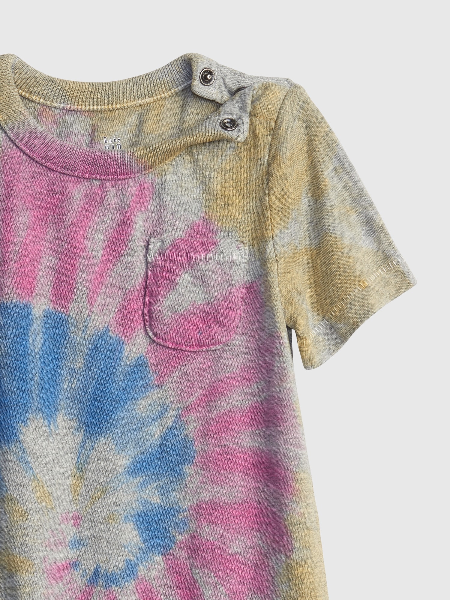 Baby Tie Dye Shorty One Piece Gap Baby Tie Dye Shorty One Piece Gap