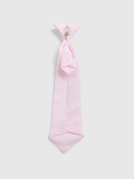 2 of 8 showing, with the color pink stripe of product Toddler Clip-On Tie