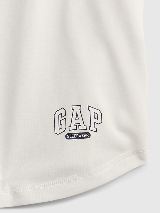 2 of 8 showing, with the color new off white of product Kids 100% Recycled Sleep Shirt