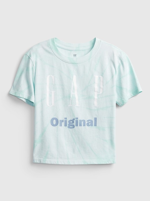 1 of 8 showing, with the color mint of product Kids Gap Logo T-Shirt