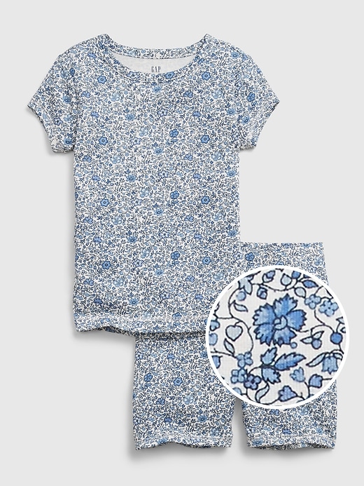 Image number 1 showing, Kids 100% Organic Cotton Floral PJ Set