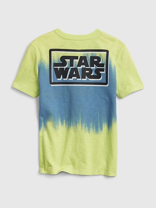 2 of 8 showing, with the color superlime green of product GapKids &#124 Star Wars™ Graphic T-Shirt