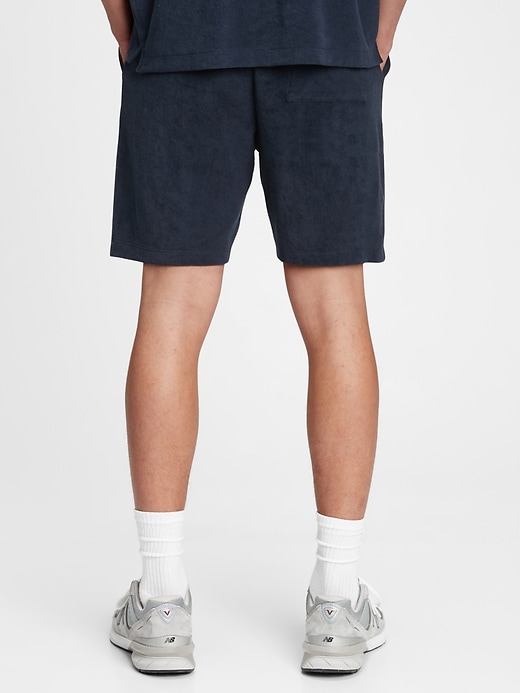 2 of 8 showing, with the color new classic navy of product Towel Terry Shorts