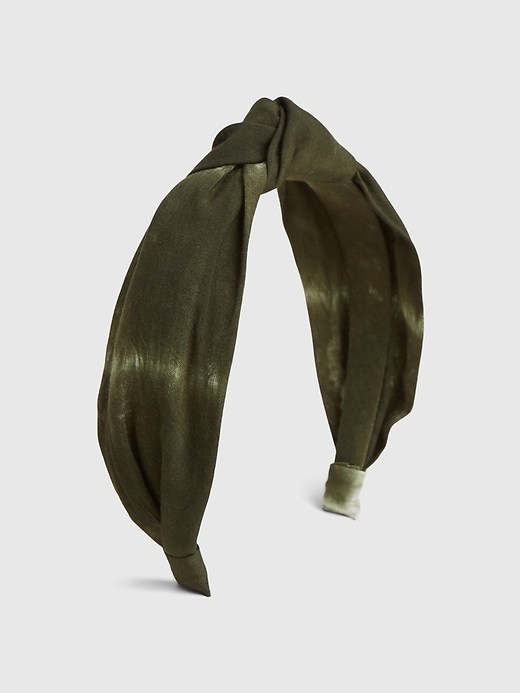 1 of 8 showing, with the color green tie dye of product Kids Tie-Knot Headband