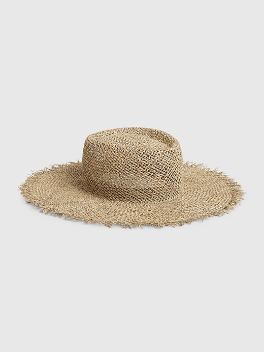View large product image 1 of 1. Straw Boater Hat