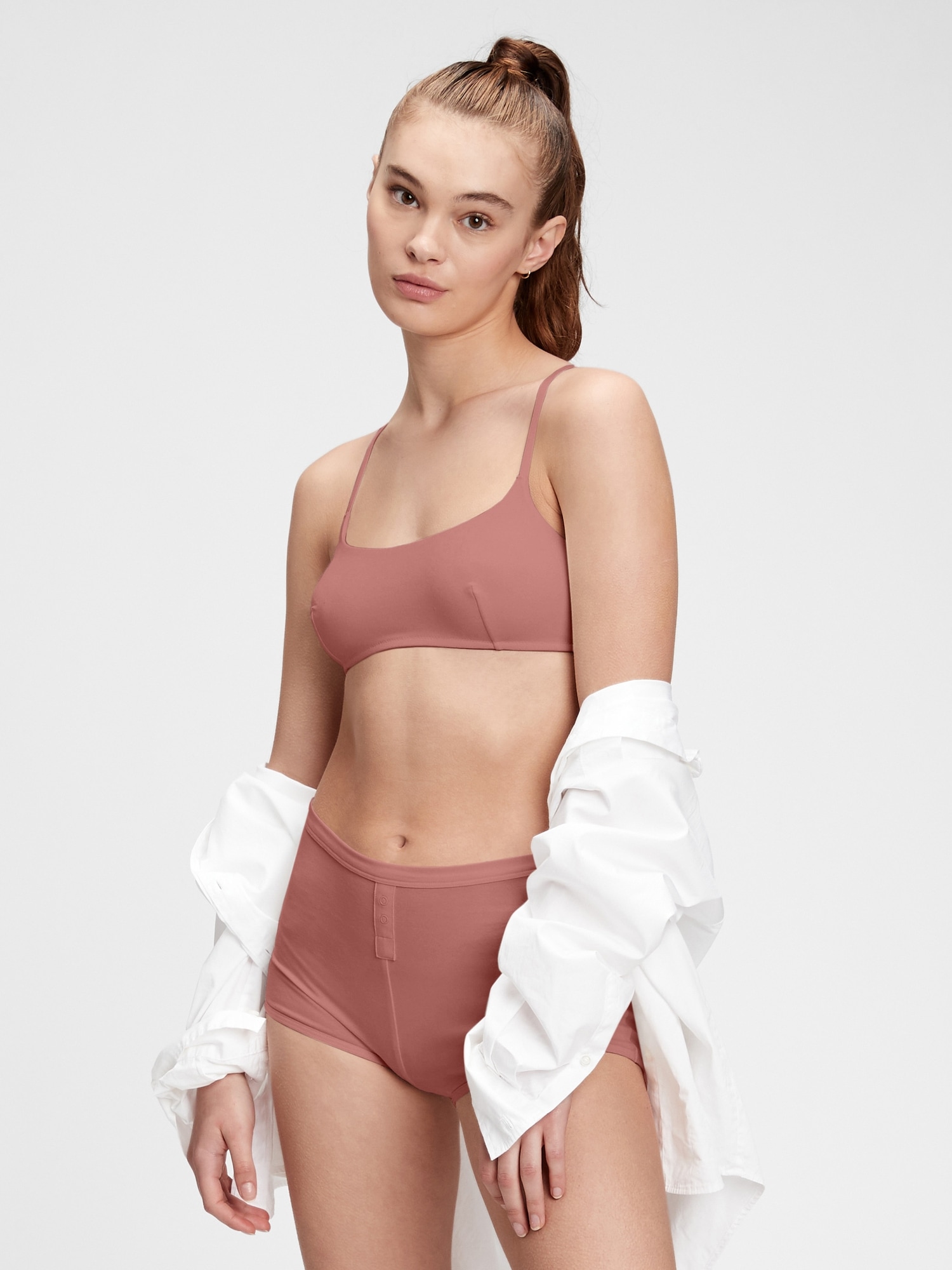 Gap cotton hot sale bralette