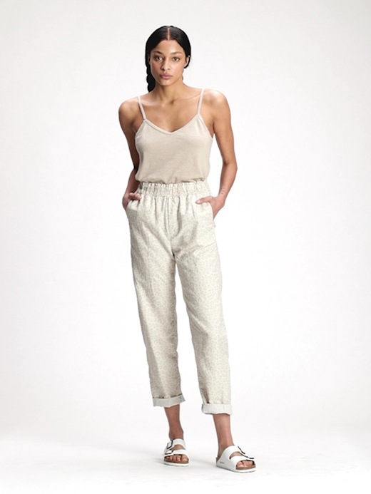 Image number 8 showing, High Rise Paperbag Pull-On Pants