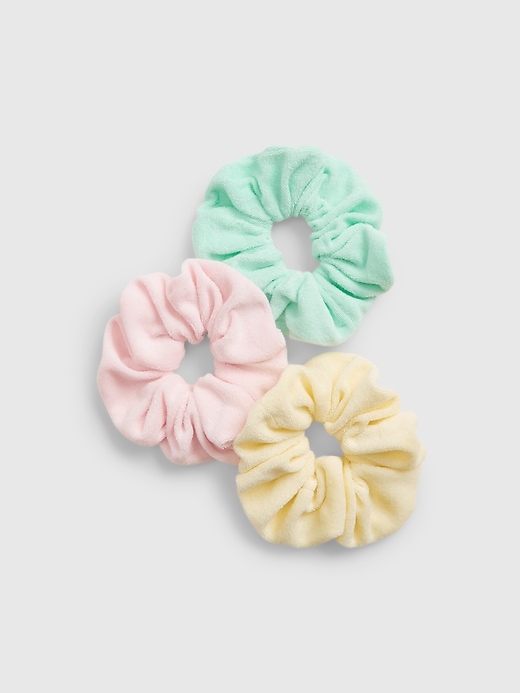 1 of 8 showing, with the color multi of product Kids Towel Terry Scrunchies (3-Pack)