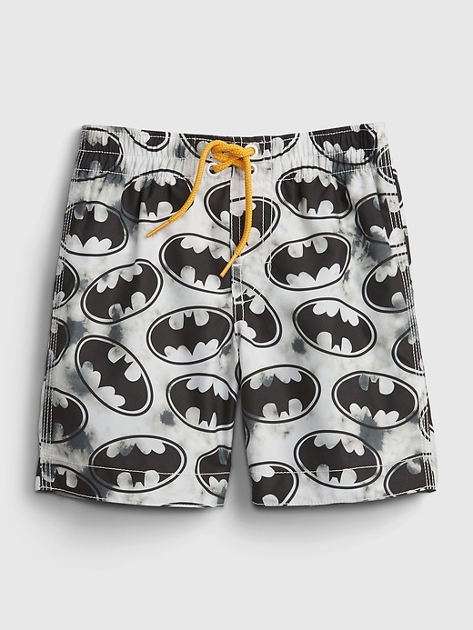 Image number 1 showing, Baby & Toddler DC™ Batman Recycled Swim Trunks
