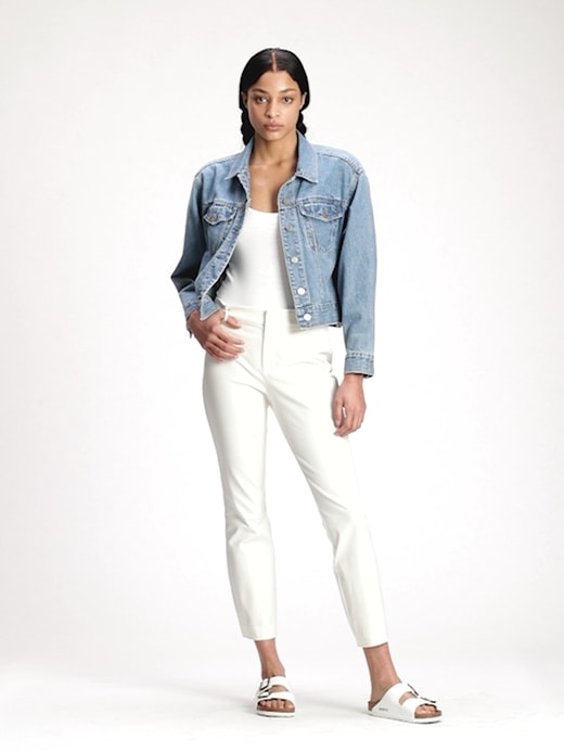 Image number 8 showing, High Rise Slim Ankle Pants with Stretch