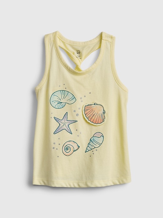 Image number 4 showing, Toddler Twist-Back Interactive Graphic Tank Top