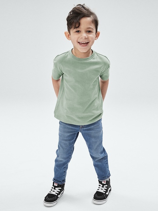 2 of 8 showing, with the color sage green of product Toddler Gen Good T-Shirt