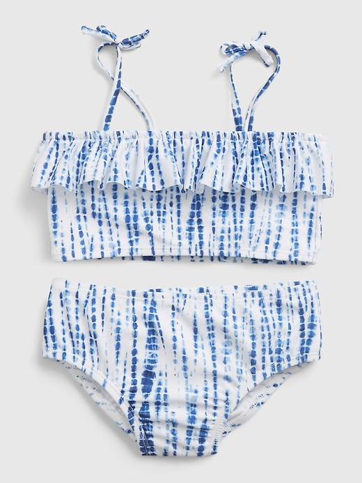 Image number 1 showing, Toddler Recycled Polyester Tie-dye Swim Two-Piece