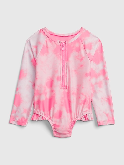 Toddler Recycled Swim One Piece Rash Guard Gap