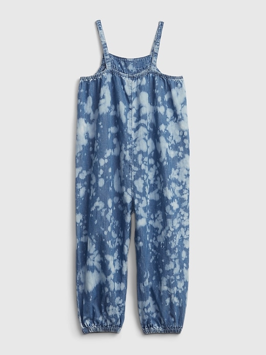 Image number 2 showing, Toddler Tie-Dye Denim Jumpsuit with Washwell &#153