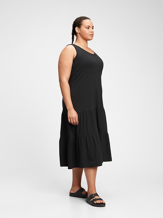 Image number 5 showing, Sleeveless Tiered Maxi Dress